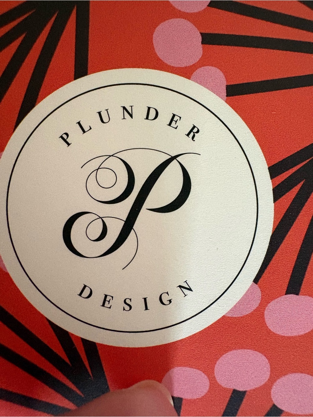 Plunder Orange Teardrop Floral Statement Earrings - Picture 3 of 3